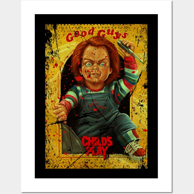 Andy's Nightmare Child's Play Film Tribute Tee Wall Art by MilanVerheij Bike